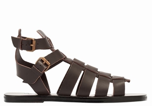 Sandale Pecheur Ancient Greek Sandals Alexandros Leather   | OKA-5636384